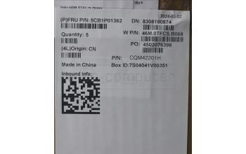 Lenovo 5CB1P01362 C-Cover with keyboard, Bulgarian, Arctic Grey, Backlight, UK