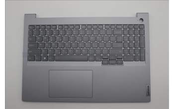 Lenovo 5CB1P01370 C-Cover with keyboard,Greek,Arctic Grey,Backlight