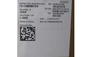 Lenovo 5CB1P01372 COVER Upper Case ASM_HUN W21KH AGBL H