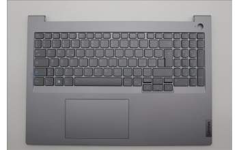 Lenovo 5CB1P01374 C-Cover with keyboard,Italian,Arctic Grey,Backlight