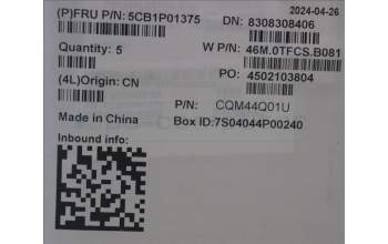 Lenovo 5CB1P01375 COVER Upper Case ASM_JPN W21KH AGBL H