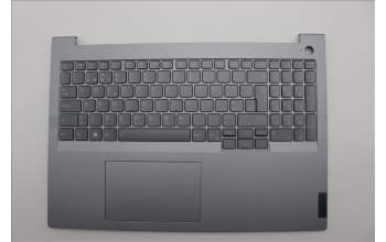 Lenovo 5CB1P01379 C-Cover with keyboard,Portuguese,Arctic Grey,Backlight