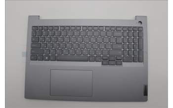Lenovo 5CB1P01380 C-Cover with keyboard, Russian, Arctic Grey, Backlight, US