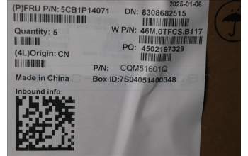 Lenovo 5CB1P14071 C-Cover with keyboard, Russian, Arctic Grey, Non_Backlight