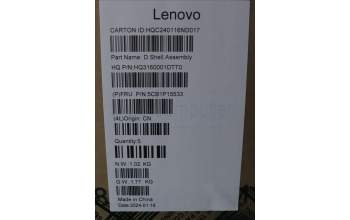 Lenovo 5CB1P15533 COVER Lower Case H 82Y7 STGY Noraml
