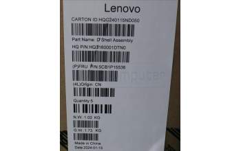 Lenovo 5CB1P15536 COVER Lower Case H82Y8TTNormal