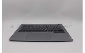 Lenovo 5CB1P27057 C-Cover with keyboard, Greek, Arctic Grey, Backlight, US