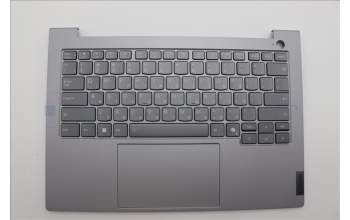 Lenovo 5CB1P27058 C-Cover with keyboard,Hebrew,Arctic Grey,Backlight