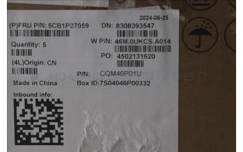 Lenovo 5CB1P27059 COVER Upper Case ASM_HUN W 21MV AG BL