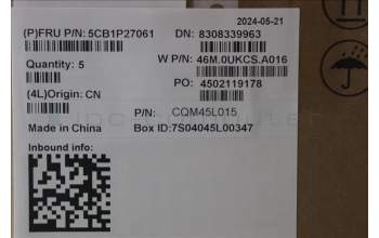 Lenovo 5CB1P27061 COVER Upper Case ASM_ITA W 21MV AG BL