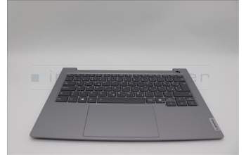 Lenovo 5CB1P27068 C-Cover with keyboard, Slovenian, Arctic Grey, Backlight, UK