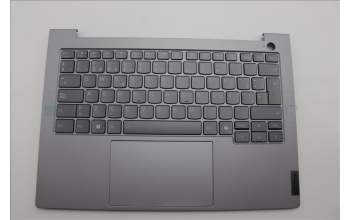 Lenovo 5CB1P27069 C-Cover with keyboard, Spanish, Arctic Grey, Backlight, UK