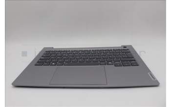 Lenovo 5CB1P27069 C-Cover with keyboard, Spanish, Arctic Grey, Backlight, UK