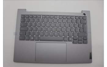Lenovo 5CB1P27070 C-Cover with keyboard, Switzerland, Arctic Grey, Backlight, UK
