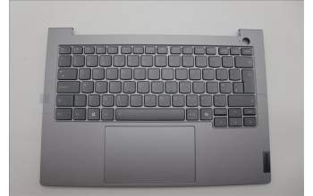 Lenovo 5CB1P27074 C-Cover with keyboard,UK English,Arctic Grey,Backlight