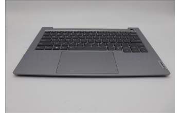 Lenovo 5CB1P27076 C-Cover with keyboard, USA English, Arctic Grey, Backlight, US