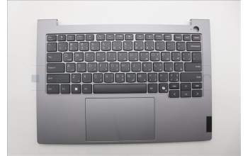 Lenovo 5CB1P27077 C-Cover with keyboard, Arabic, Arctic Grey, US