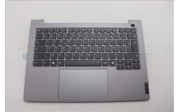 Lenovo 5CB1P31079 C-Cover with keyboard, French, Arctic Grey, US