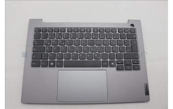 Lenovo 5CB1P31083 C-Cover with keyboard, German, Arctic Grey, UK
