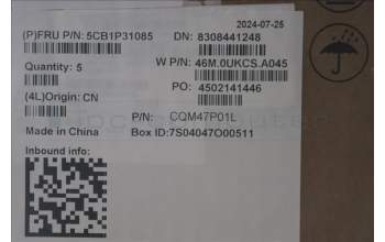 Lenovo 5CB1P31085 C-Cover with keyboard,Hungarian,Arctic Grey