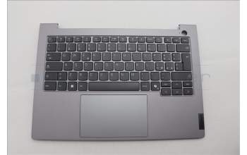 Lenovo 5CB1P31086 C-Cover with keyboard, Italian, Arctic Grey, UK