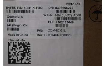 Lenovo 5CB1P31100 C-Cover with keyboard,UK English,Arctic Grey