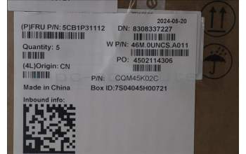 Lenovo 5CB1P31112 COVER Upper Case ASM_GER W 21MW AG BL