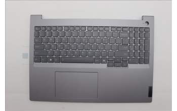 Lenovo 5CB1P31113 C-Cover with keyboard, Greek, Arctic Grey, Backlight