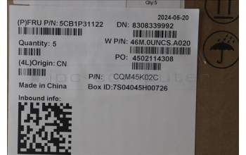 Lenovo 5CB1P31122 C-Cover with keyboard,Nordic,Arctic Grey,Backlight