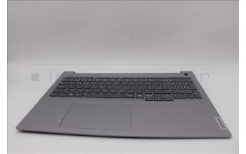 Lenovo 5CB1P31123 C-Cover with keyboard, Portuguese, Arctic Grey, Backlight, UK