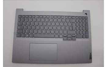 Lenovo 5CB1P31126 C-Cover with keyboard,Spanish,Arctic Grey,Backlight
