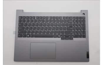 Lenovo 5CB1P31139 C-Cover with keyboard, US English Euro, Arctic Grey, US