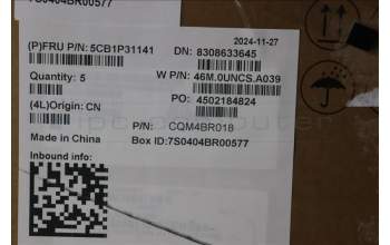 Lenovo 5CB1P31141 C-Cover with keyboard, French, Arctic Grey