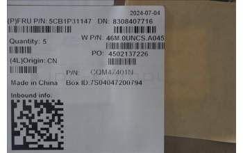 Lenovo 5CB1P31147 C-Cover with keyboard,Hungarian,Arctic Grey