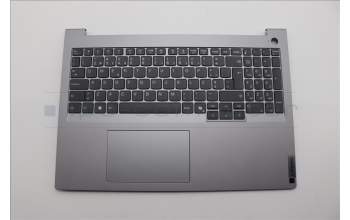 Lenovo 5CB1P31154 C-Cover with keyboard, Portuguese, Arctic Grey