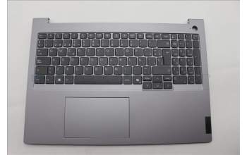 Lenovo 5CB1P31157 C-Cover with keyboard, Spanish, Arctic Grey