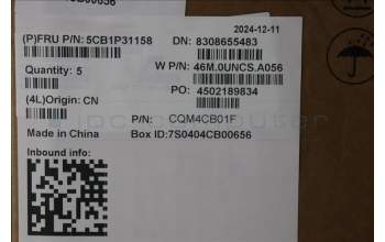 Lenovo 5CB1P31158 C-Cover with keyboard, Switzerland, Arctic Grey