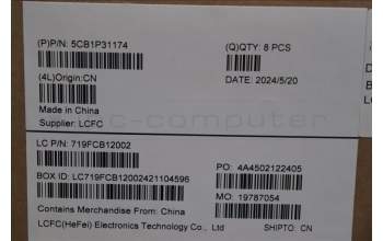 Lenovo 5CB1P31174 Cover L 21N5 A_COVER 165HZ