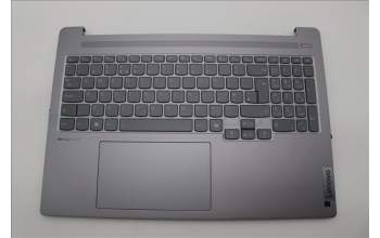 Lenovo 5CB1P31518 C-Cover with keyboard, UK English, Arctic Grey, UK
