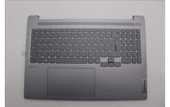 Lenovo 5CB1P31522 C-Cover with keyboard, Belgian, Arctic Grey, UK