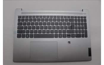 Lenovo 5CB1P33466 C-Cover with keyboard, Switzerland, Cloud Grey, Backlight, FingerPrint, UK