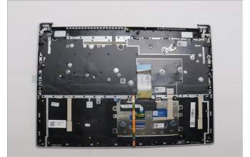 Lenovo 5CB1P33473 C-Cover with keyboard, Greek, Cloud Grey, Backlight, Non-FingerPrint, US