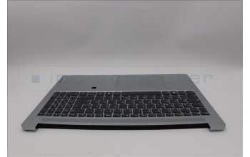 Lenovo 5CB1P35970 C-Cover with keyboard, German, Cloud Grey, Non-Backlight, FingerPrint, UK