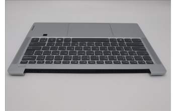 Lenovo 5CB1P43471 C-Cover with keyboard, English, Cloud Grey, Backlight, Fingerprint, US