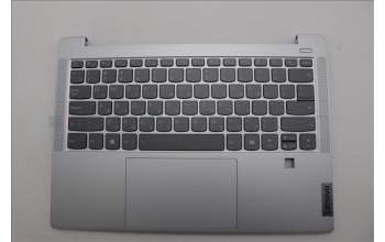 Lenovo 5CB1P48976 C-Cover with keyboard, Hebrew, Cloud Grey, Backlight, Fingerprint, US