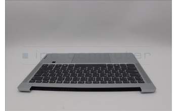 Lenovo 5CB1P48981 C-Cover with keyboard, Spanish, Cloud Grey, Backlight, FingerPrint