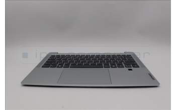 Lenovo 5CB1P48983 C-Cover with keyboard, Portuguese, Cloud Grey, Backlight, FingerPrint, UK