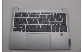 Lenovo 5CB1P48994 C-Cover with keyboard, Switzerland, Cloud Grey, Backlight, FingerPrint, UK
