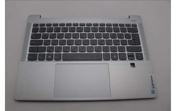 Lenovo 5CB1P48995 C-Cover with keyboard, Bulgarian, Cloud Grey, Backlight, FingerPrint, UK