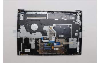 Lenovo 5CB1P49009 C-Cover with keyboard, Ukraine, Cloud Grey, Backlight, Non-FingerPrint, US